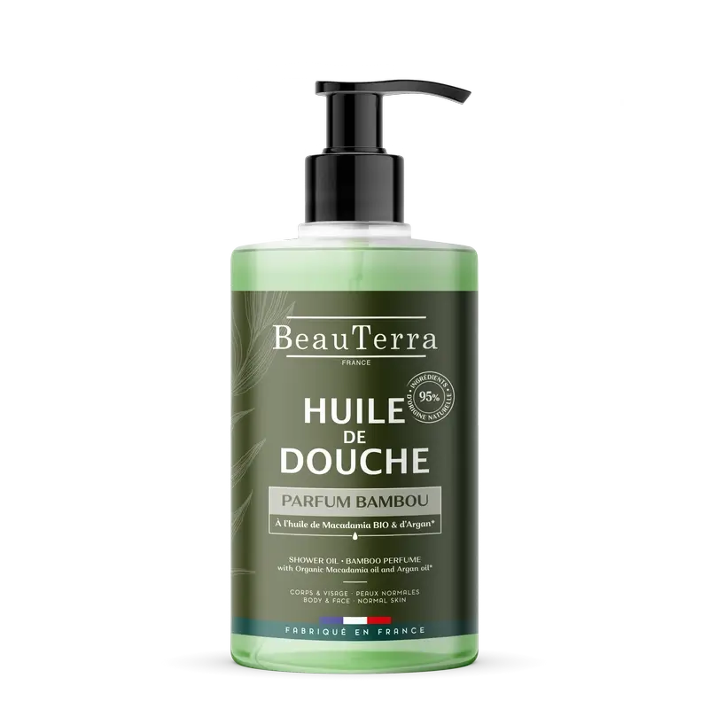 Beauterra Olio doccia al bambù , 750 ml