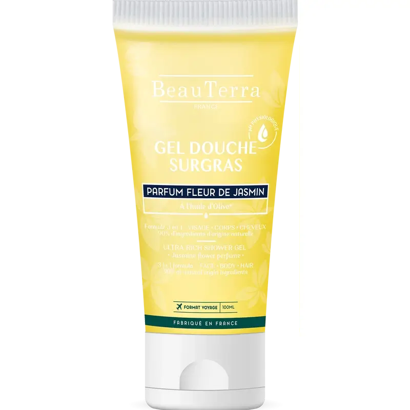 Beauterra Igiene del corpo Gel doccia ai fiori di gelsomino 100 Ml