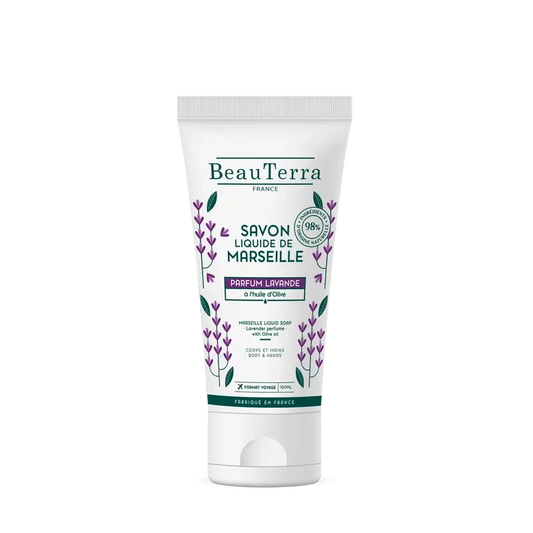 Beauterra Igiene del corpo Sapone di Marsiglia Lavanda 100 Ml