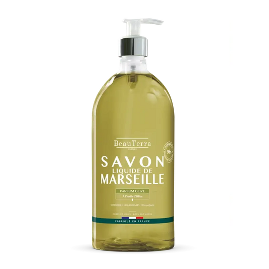 Beauterra Sapone di Marsiglia all'oliva , 1000 ml