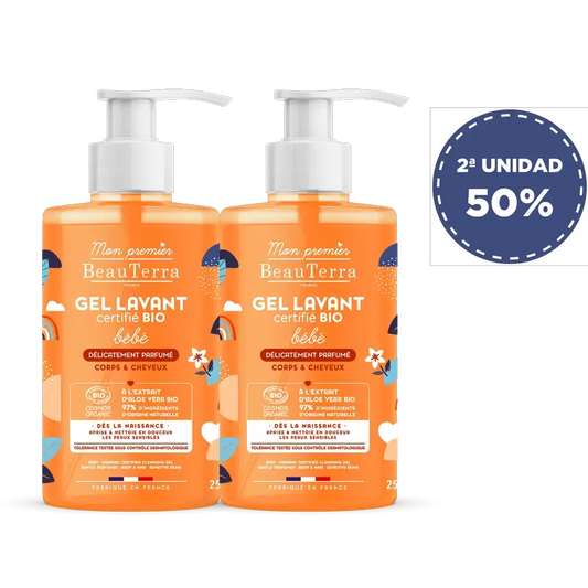 Beauterra Confezione Gel doccia per bambini con profumo, 2x750 ml