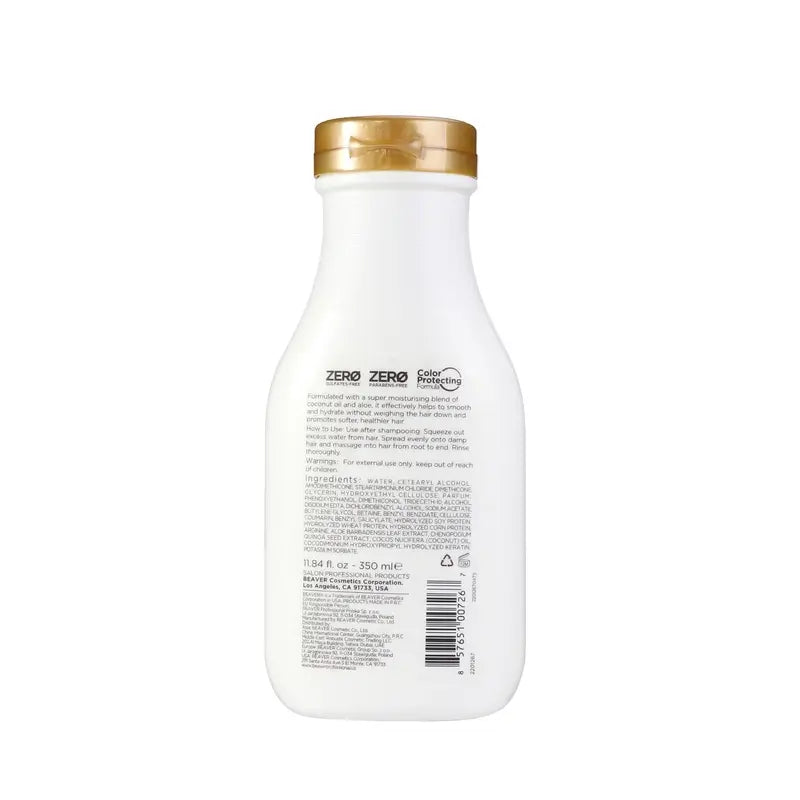 Beaver Balsamo idratante all'olio di cocco e quinoa , 350 ml