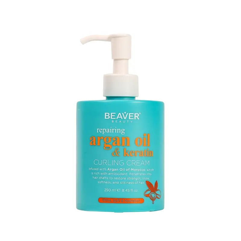 Beaver Curl Cream Olio di Argan e Cheratina , 250 ml