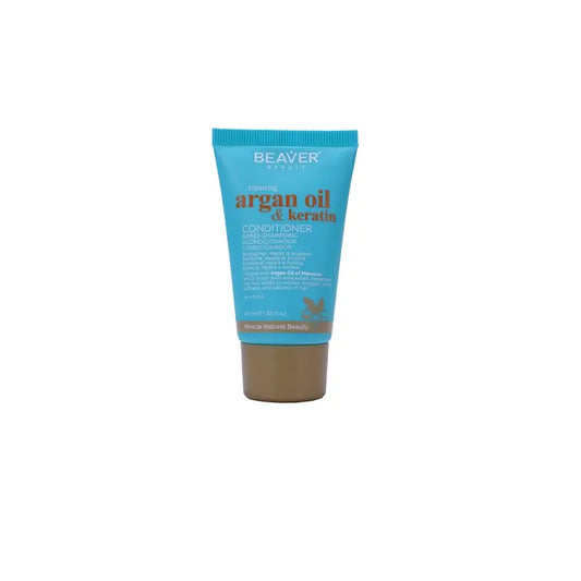 Castoro Olio di Argan e Cheratina Mini Balsamo Riparatore , 40 ml