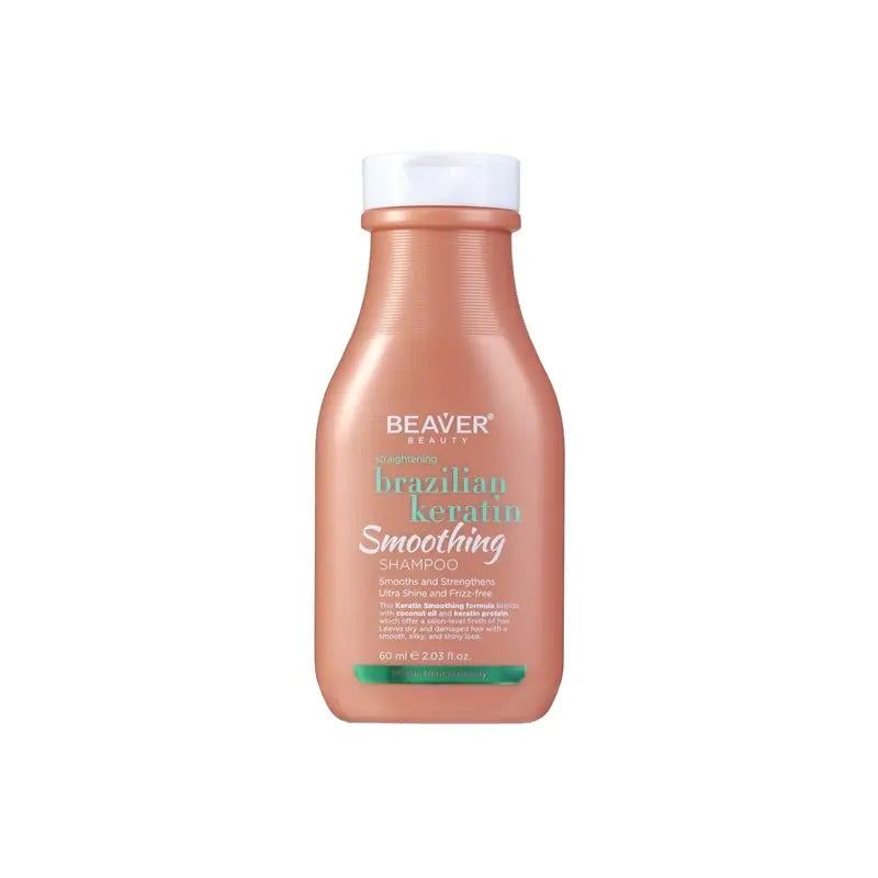 Castoro Minitalla Shampoo lisciante alla cheratina brasiliana , 60 ml