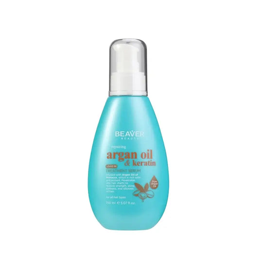 Beaver Leave-In Siero Lasciante all'Olio di Argan e Cheratina , 150 ml