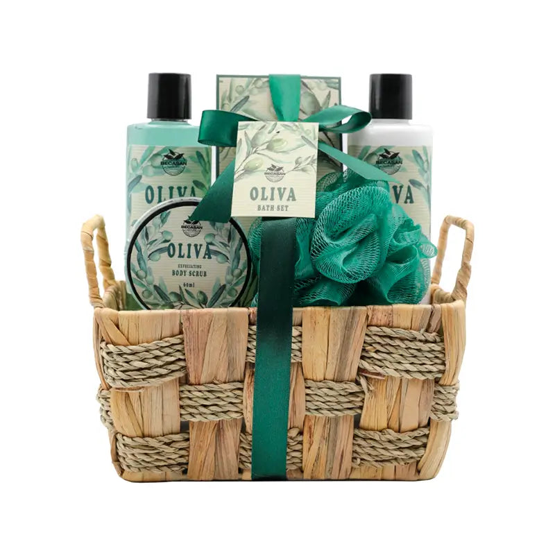 Cestino Becasan con manici Olive