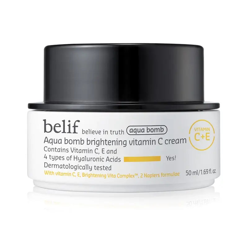 Belif Aqua Bomb Crema illuminante alla vitamina C, 50 ml