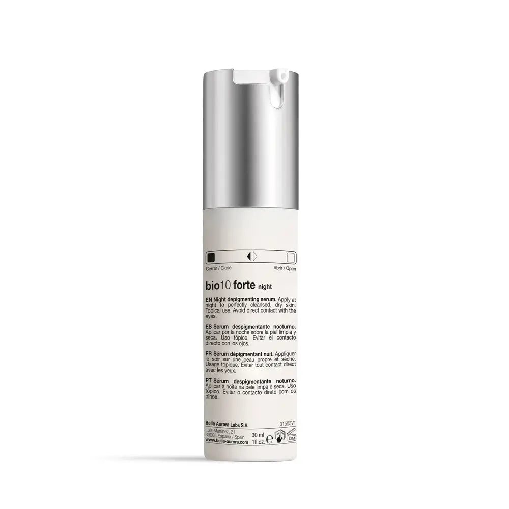 Bella Aurora Anti-Blemish Bio10 Forte Siero Intensivo Depigmentante Notte, 30 ml