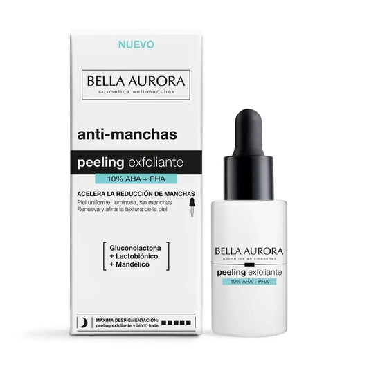 Bella Aurora Peeling esfoliante anti-macchie 10% Aha + Pha , 20 ml