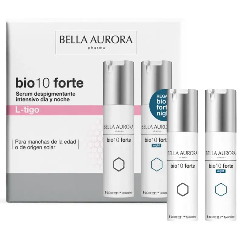 Bella Aurora Bella Aurora Bio10 Forte Rituale Anti-Blemish Bio10 Forte L-Tigo + Bio10 Forte Notte, 60 ml