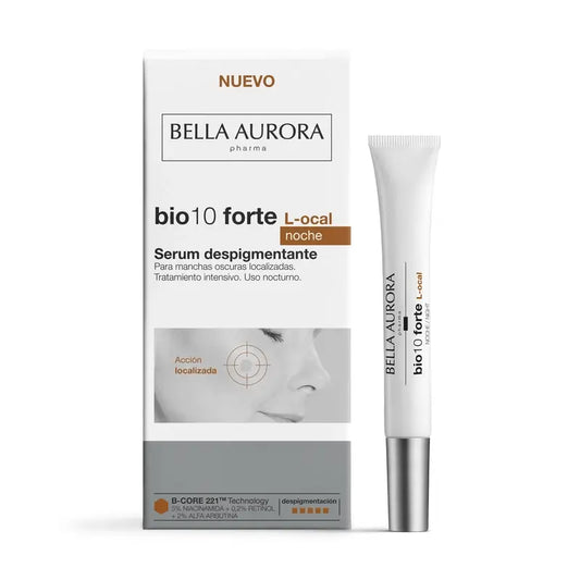 Bella Aurora Bio10 Forte L-Ocal Notte Trattamento Depigmentante Intensivo , 9 ml