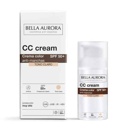 Bella Aurora CC Cream SPF 50+ Tono chiaro 30 ml