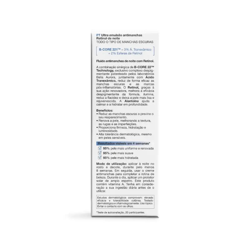 Bella Aurora Despigmenta10 - Emulsione Notte Retinolo Ultra Anti-Blemish