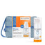 Bella Aurora Anti-Blemish Fotoprotettore minerale Spf50 + Jean Toiletry Bag Set regalo, 50 ml