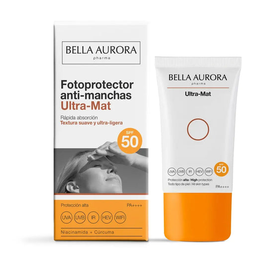 Bella Aurora Ultra-Mat Crema solare anti-brufoli, 50 ml.