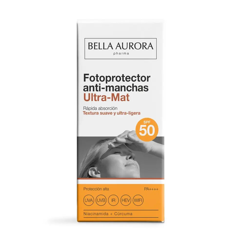 Bella Aurora Ultra-Mat Crema solare anti-brufoli, 50 ml.