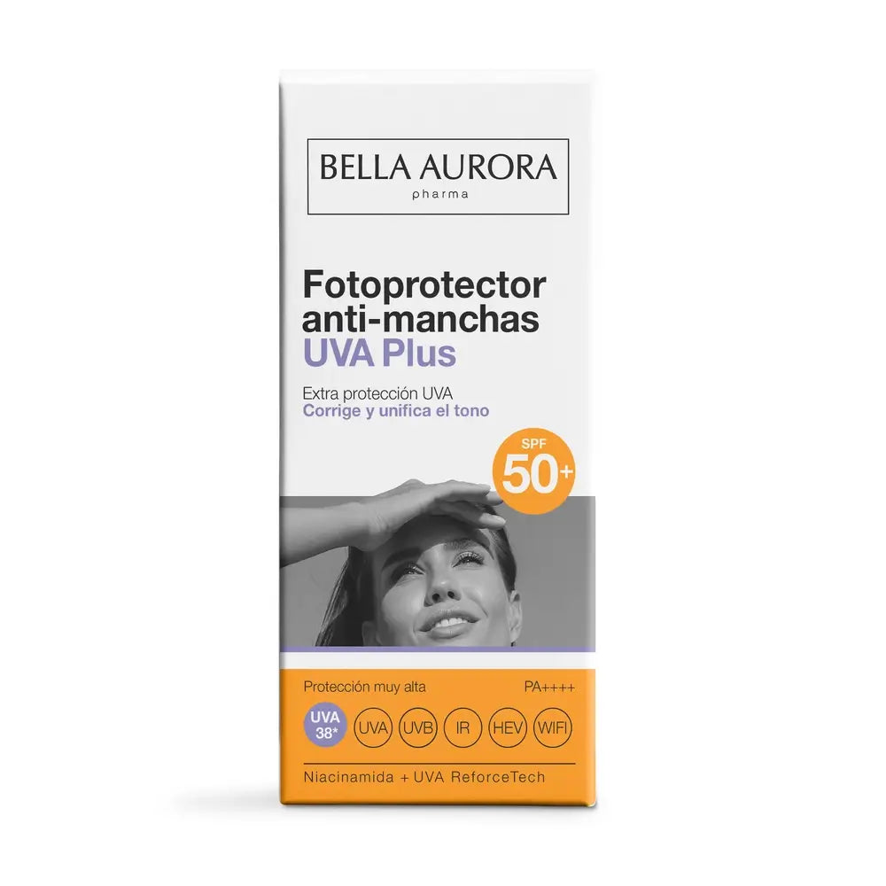 Bella Aurora Protezione solare anti-brufoli Uva Plus Protect, 50 ml.