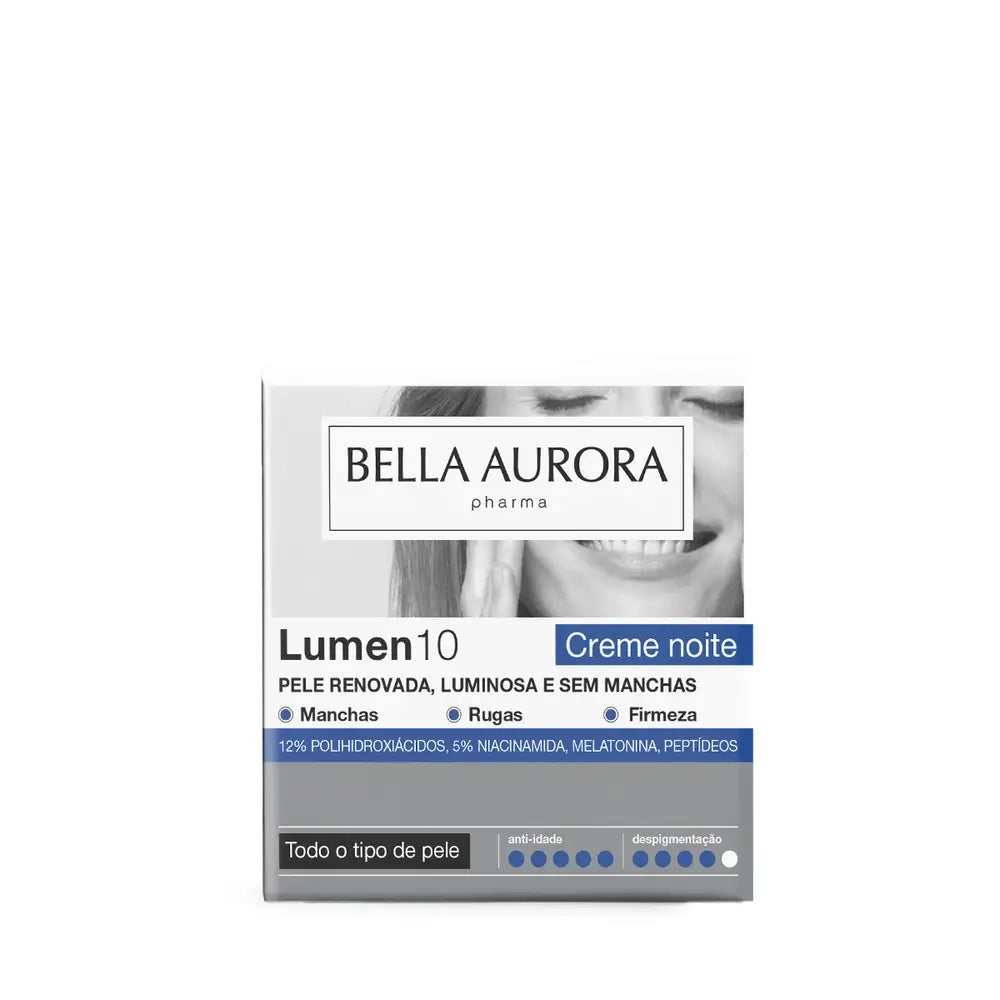 Bella Aurora Lumen10 Crema Notte Anti-Età, 50 ml