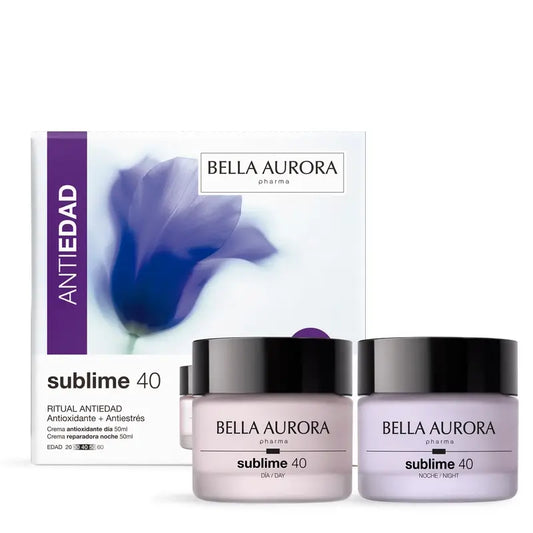 Bella Aurora Sublime 40 Pack: Rituale antietà, antiossidante e antistress, 50 + 50 ml