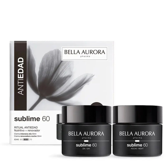 Bella Aurora Sublime 60 Pack - Rituale anti-età, nutriente e rinnovatore, 50 + 50 ml