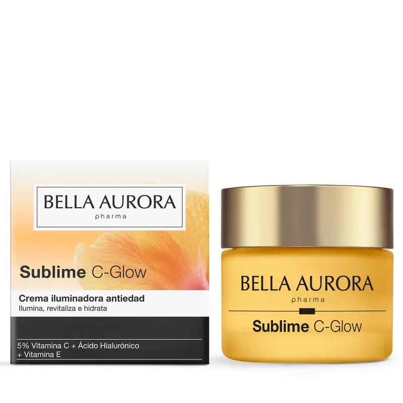 Bella Aurora Sublime C-Glow Crema Illuminante Anti-Età, 50 ml