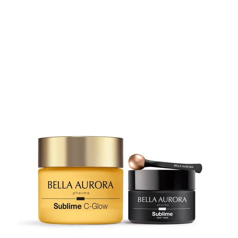 Bella Aurora Sublime Illuminatore anti-età confezione C-Glow + Contorno occhi , 50 + 15 ml