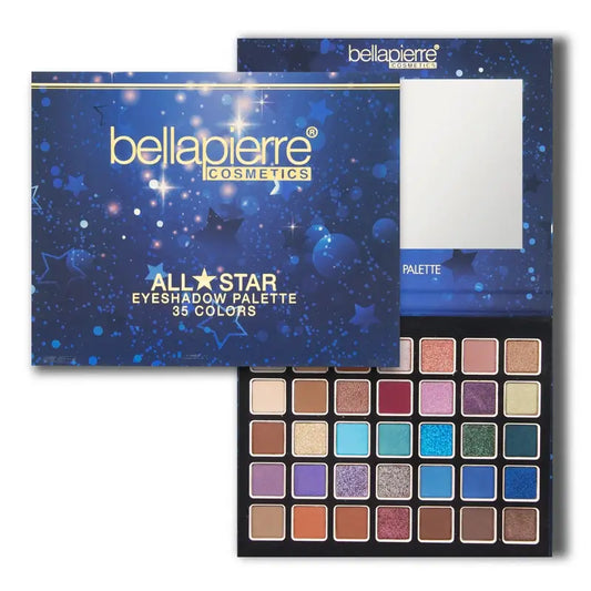 Bellapierre Cosmetics All-Stars Palette di ombretti, 35 colori , 38 g