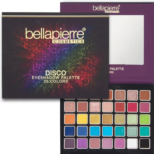 Bellapierre Cosmetics Disco Palette di ombretti, 35 colori , 38 g