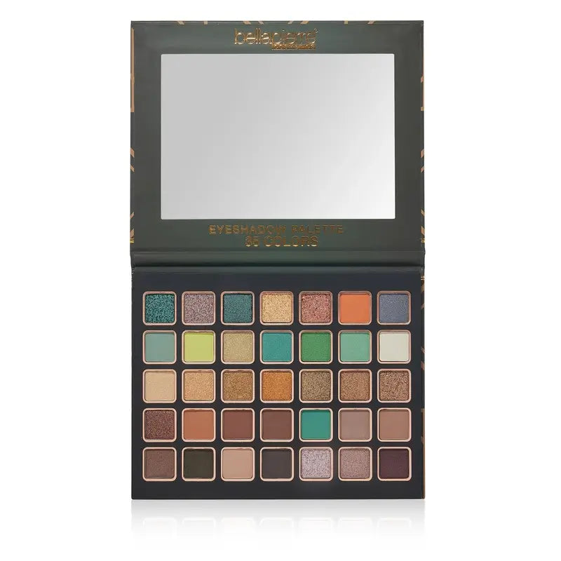 Bellapierre Cosmetics Emerald City Palette di ombretti, 35 colori , 38 g