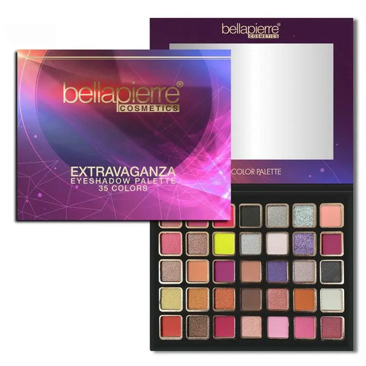 Bellapierre Cosmetics Extravaganza Palette di ombretti, 35 colori , 38 g