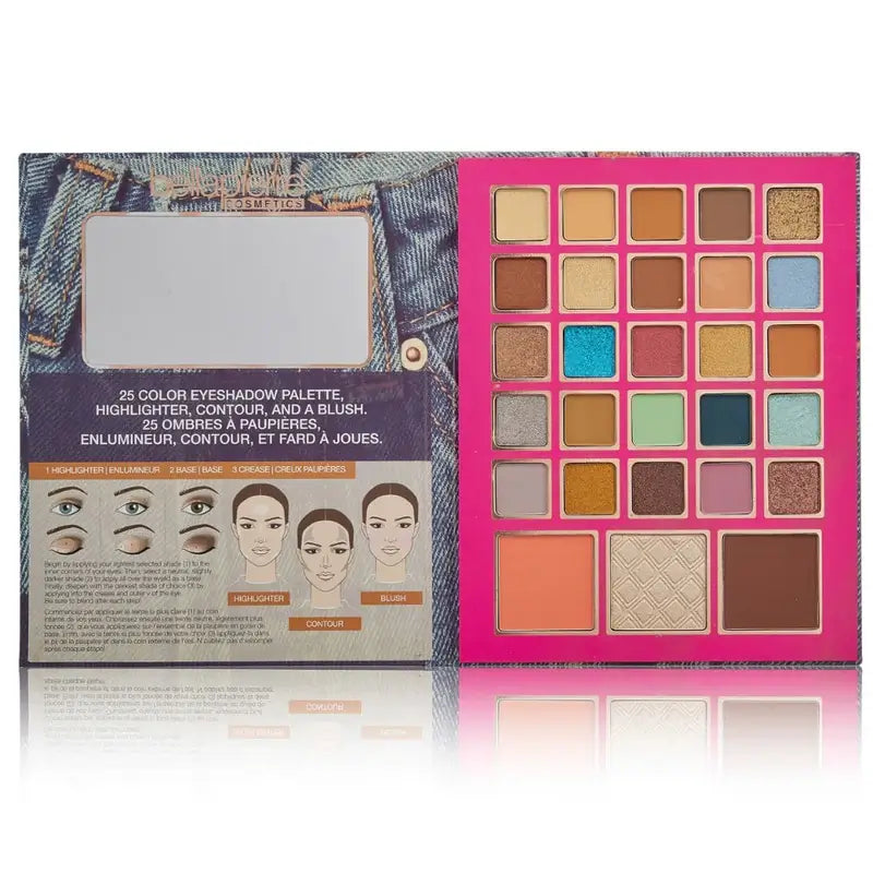 Bellapierre Cosmetics Libro Occhi e Viso - 90'S Glam , 42,5 g