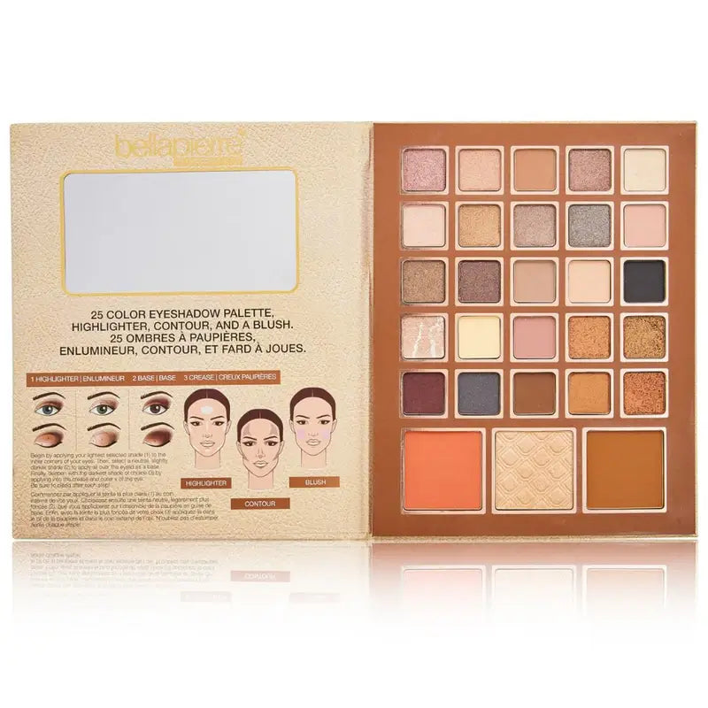 Bellapierre Cosmetics Libro Occhi e Viso - Nude , 42,5 g