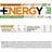 Barretta energetica Bemore Nutrition Energy+ al gusto di arachidi e spirulina