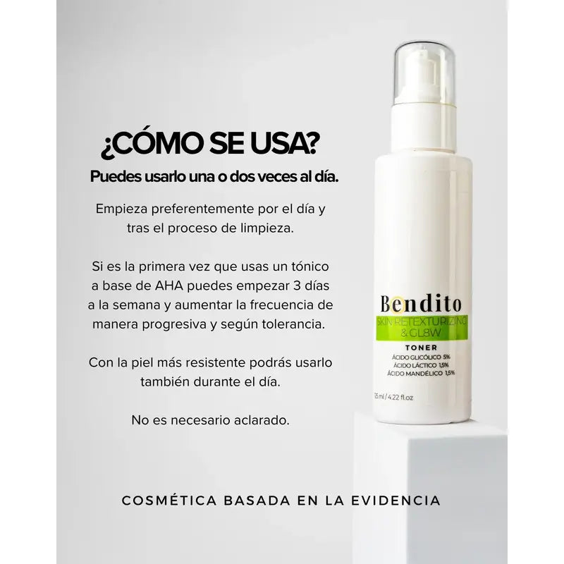 Blessed Tonico Esfoliante Ristrutturante & Gl8W, 125 Ml