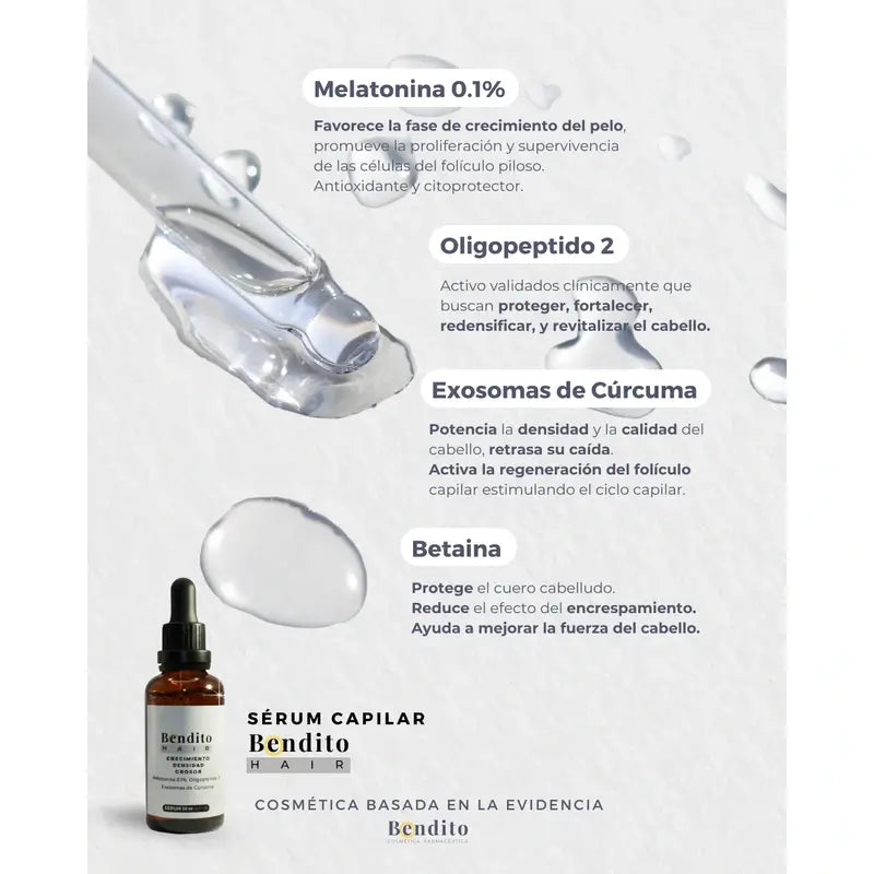 Siero per capelli Bendito, 50 ml