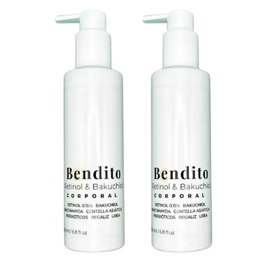Bendito Retinol & Bakuchiol Crema Corpo, Confezione 2 x 200 ml