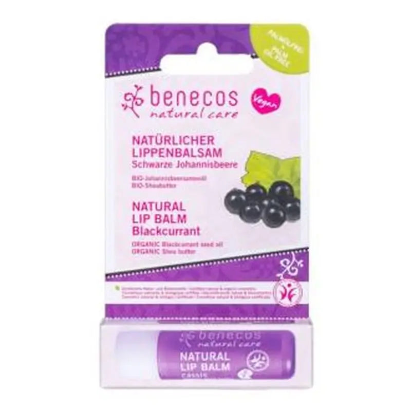 Benecos Vegan Lip Balm Blackcurrant 4,8Gr.