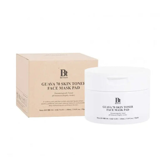 Benton Guava 70 Tonico per la pelle Maschera viso Pad , 210 ml