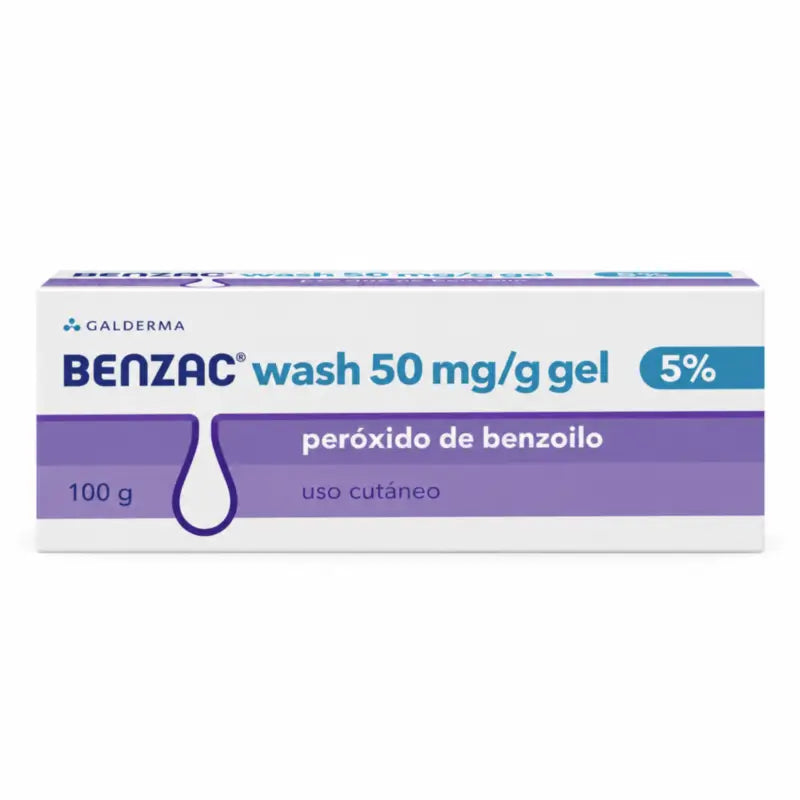 Benzac Wash 50 mg/G Gel topico 100 g