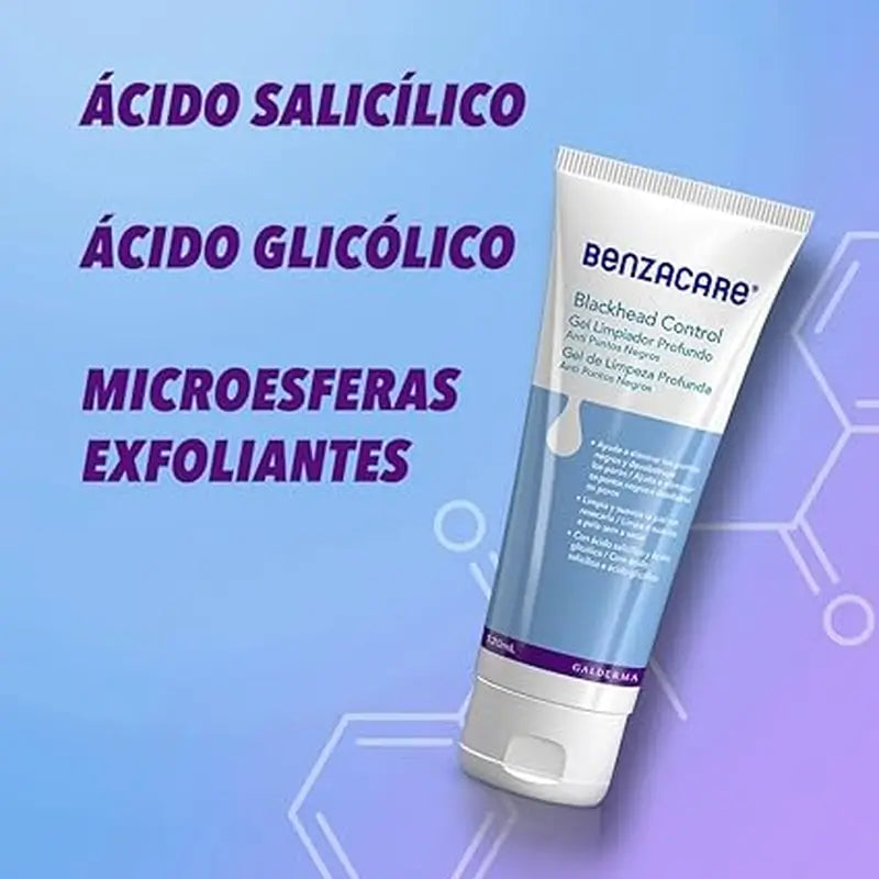 Benzacare Anti Punti Neri, Gel Esfoliante, 120 ml