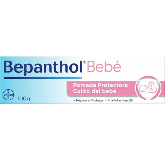 Bepanthol Unguento protettivo Crema per pannolini Fondo del bambino, 100 g