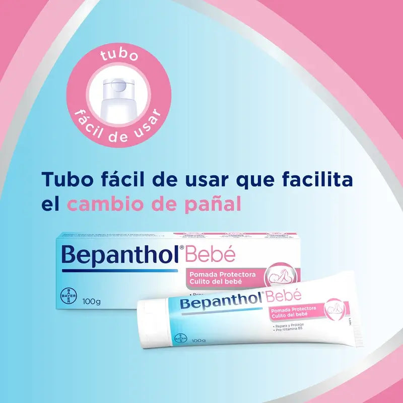 Bepanthol Unguento protettivo Crema per pannolini Fondo del bambino, 100 g