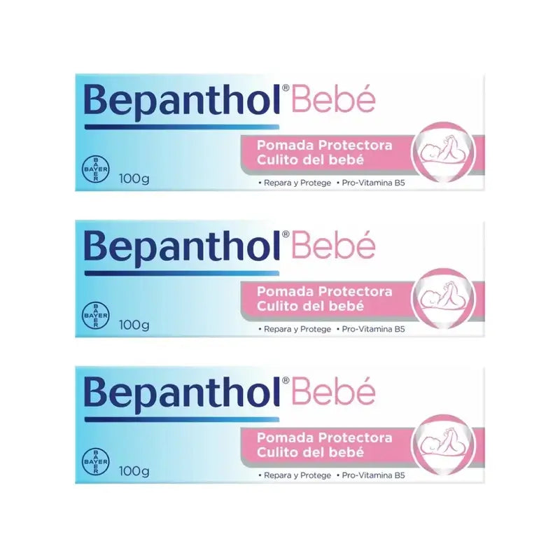 Unguento protettivo per bambini Bepanthol, 3X100 Gr