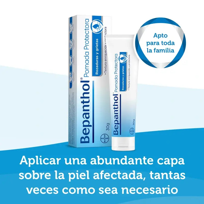 Bepanthol Unguento protettivo screpolature e sfregamenti pelle sensibile, 30 gr