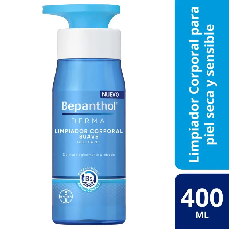 Bepanthol Derma Detergente delicato per il corpo, 400 ml