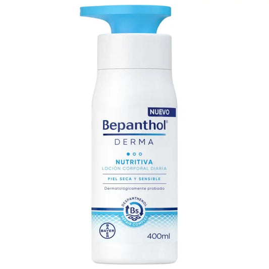 Bepanthol Derma Daily Nourishing Body Lotion per pelli secche, 400 ml