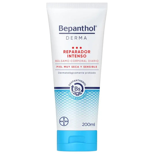 Bepanthol Derma Balsamo Corpo Riparatore Intenso Quotidiano, 200 ml