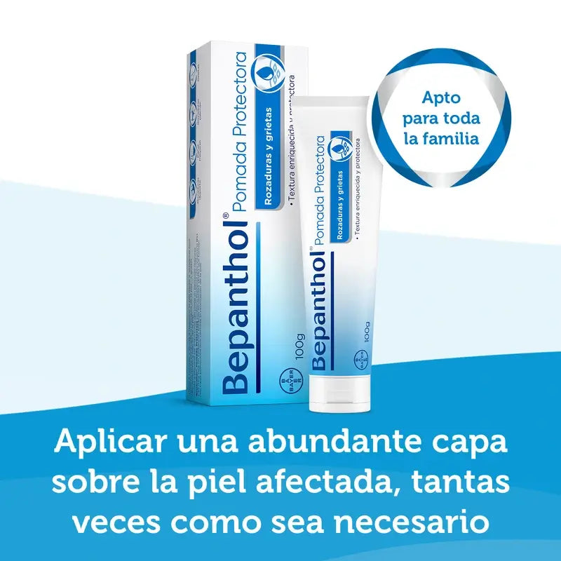 Bepanthol Unguento protettivo screpolature e sfregamenti pelle sensibile, 100 gr