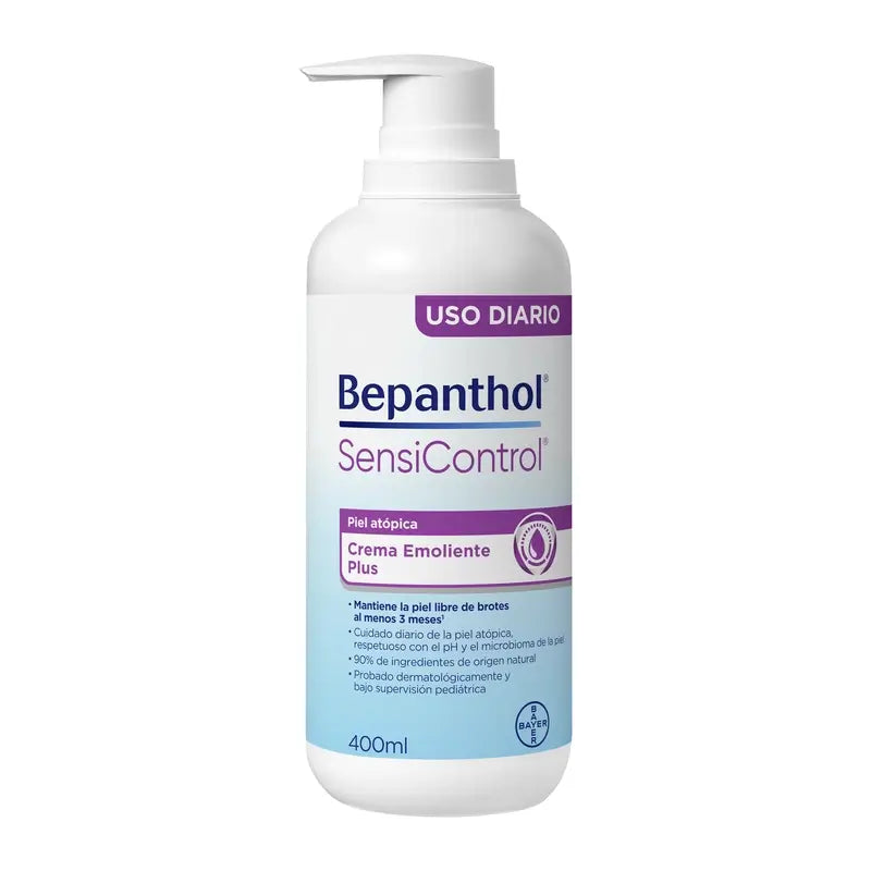Bepanthol SensiControl Crema emolliente per le irritazioni cutanee atopiche, 400 ml